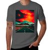 Blood Moon TShirt Functional Casual Short Sleeve Tee