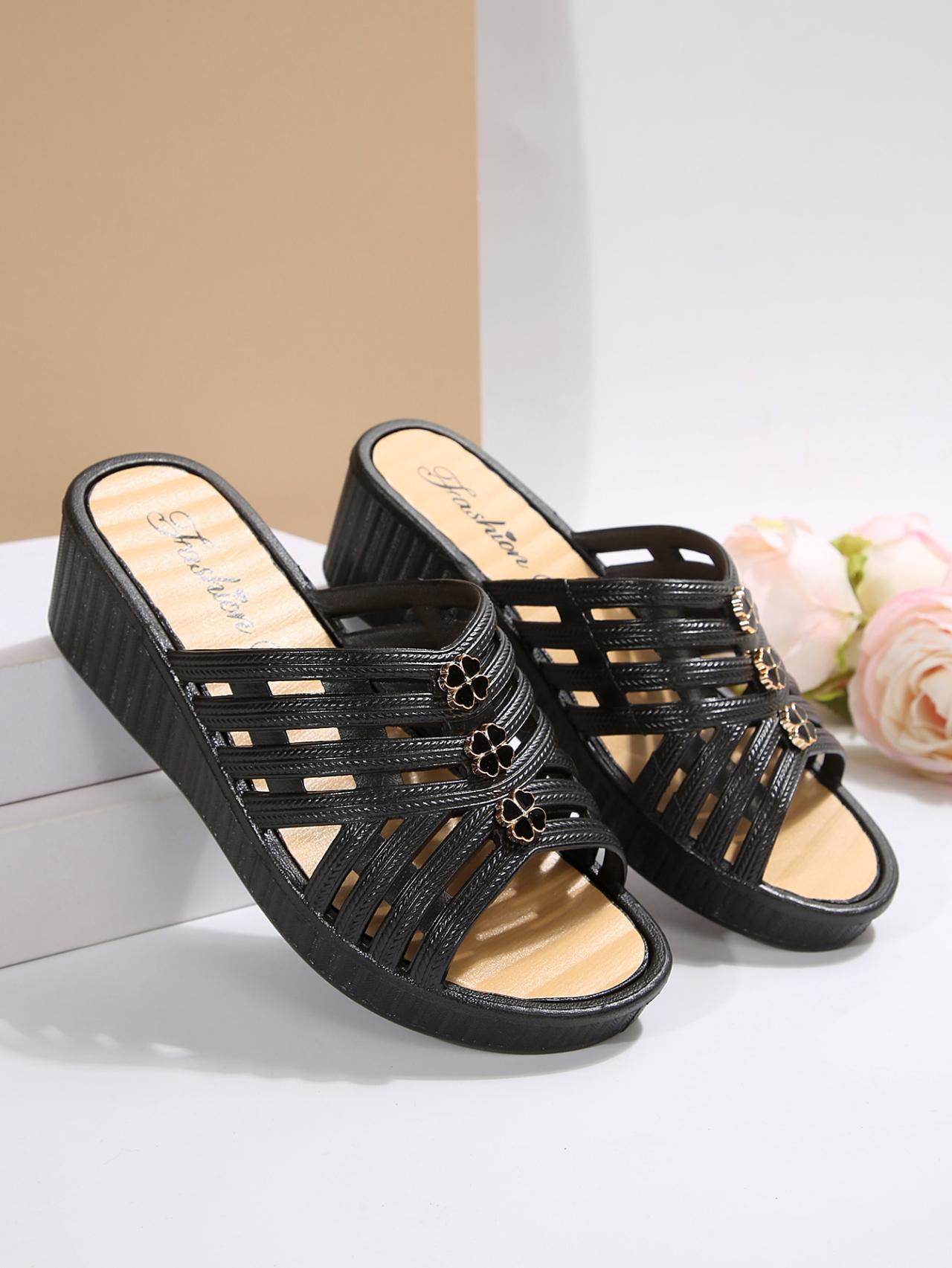 

Женские модные дизайнерские женские шлепанцы летние пляжные тапочки на платформе повседневные удобные босоножки на танкетке 40