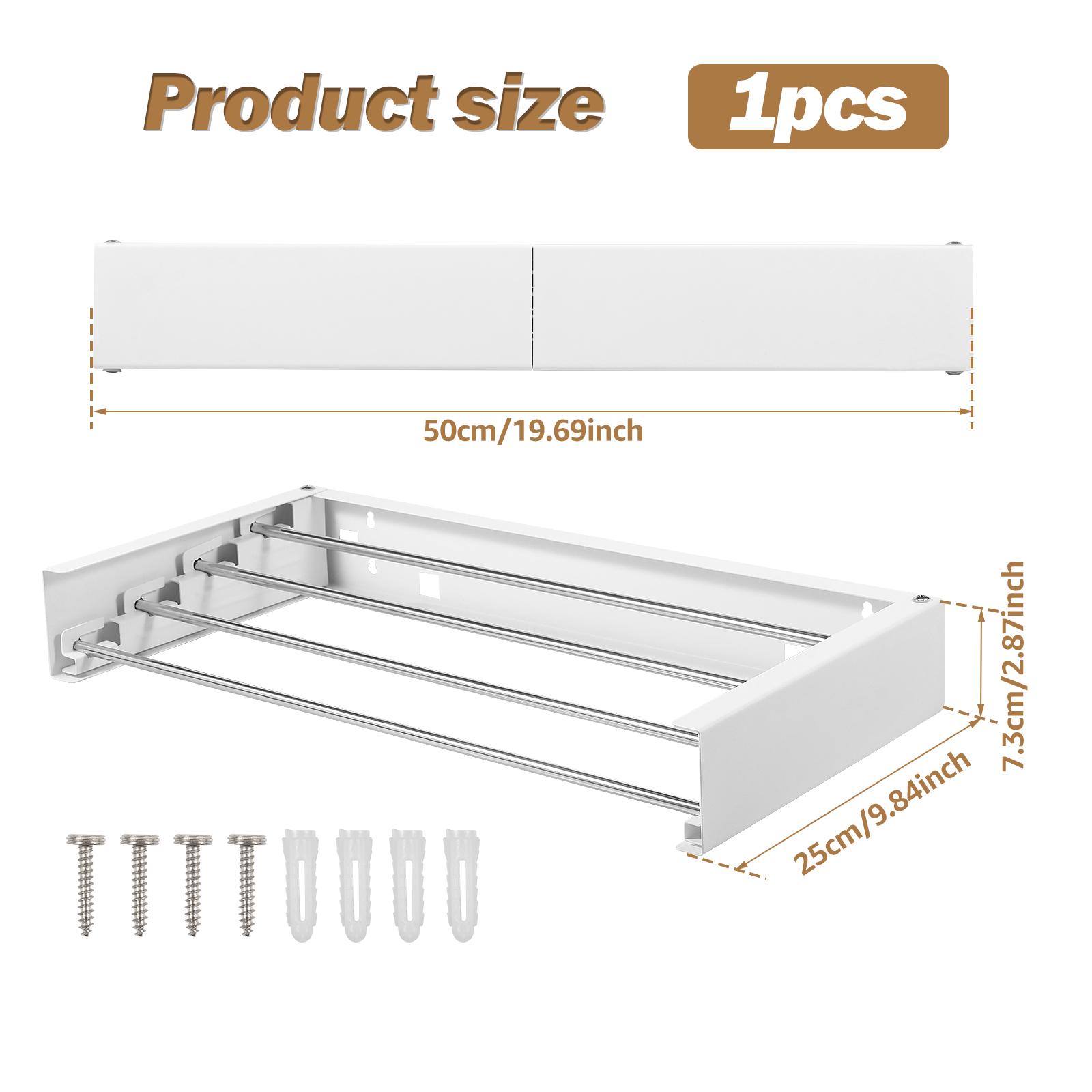 

Настенная складная сушилка из нержавеющей стали, сушилка для белья, невидимая настенная сушилка для одежды, простая в использовании