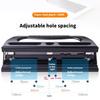 Adjustable 3 Hole Punches 30 Sheets Capacity Ergonomic Grip Hole Puncher Heavy Duty Labor Saving Hole Punches for Office