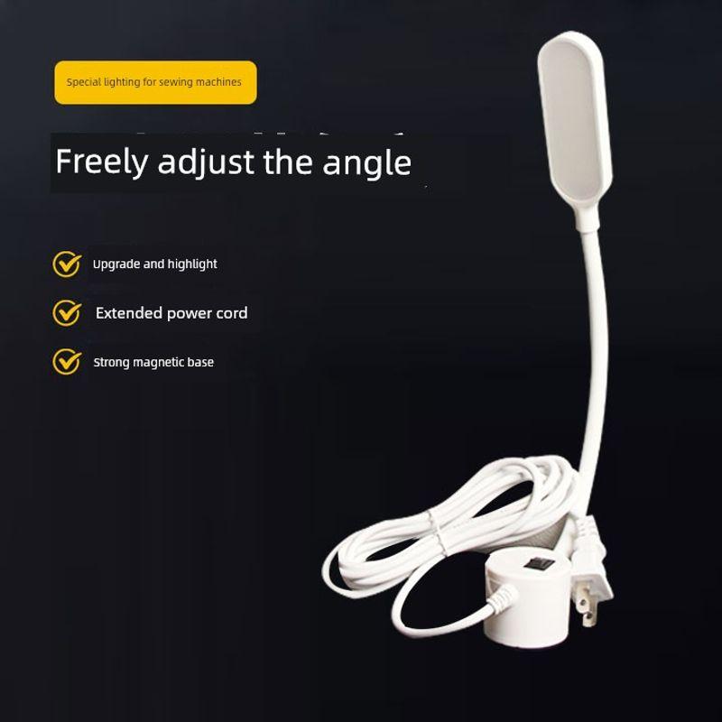 Sewing Machine Lamp LED Work Light Magnetic Suction Light Reading Light Clothing Light Flat Lights Table Lamp Eye Protection Bedside Lamp