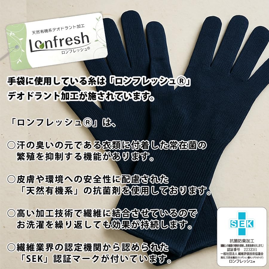 Kendoya Kendo Kote Underarm Sweat Navy Standard Size Equipment (Kote) Gloves, Blue,