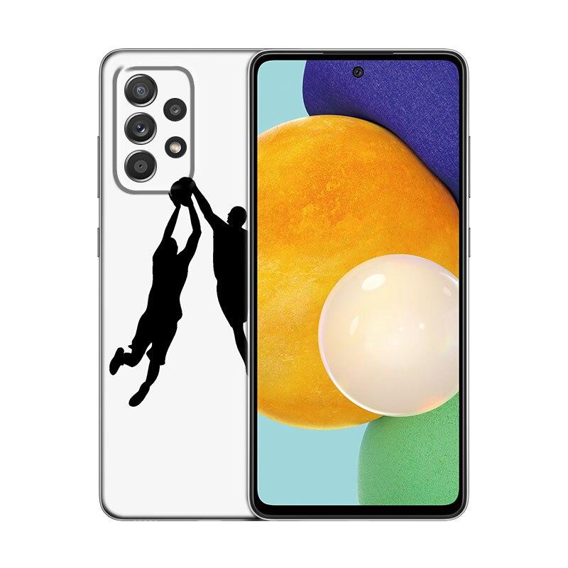 Basketball Court Phone Case For Samsung Galaxy A21 A30 A50 A52 S A13 A22 A32 4G A23 A33 A53 A73 5G A12 A31 A51 A70 A71 A72 Cover
