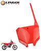 LINGQI RACING Number Plates Fairing Front Plastic Cover Name Panel For CRF450  CRF450RX Off Road Motocross Dirt Bike