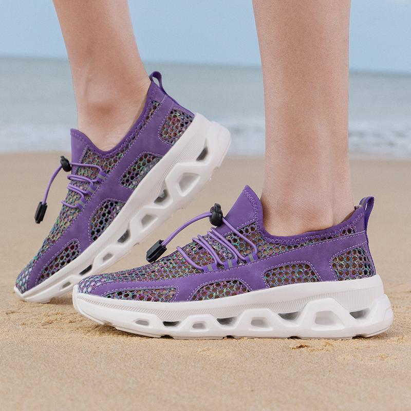 TUINANLE Herren Damen Outdoor Sport Aqua Schuhe Schnelltrocknend Strand Schwimmen Fitness Waten Wandern Wassersportschuhe
