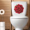 Painted Rose Bouquets Bathroom Decoration Beautification Wall Stickers