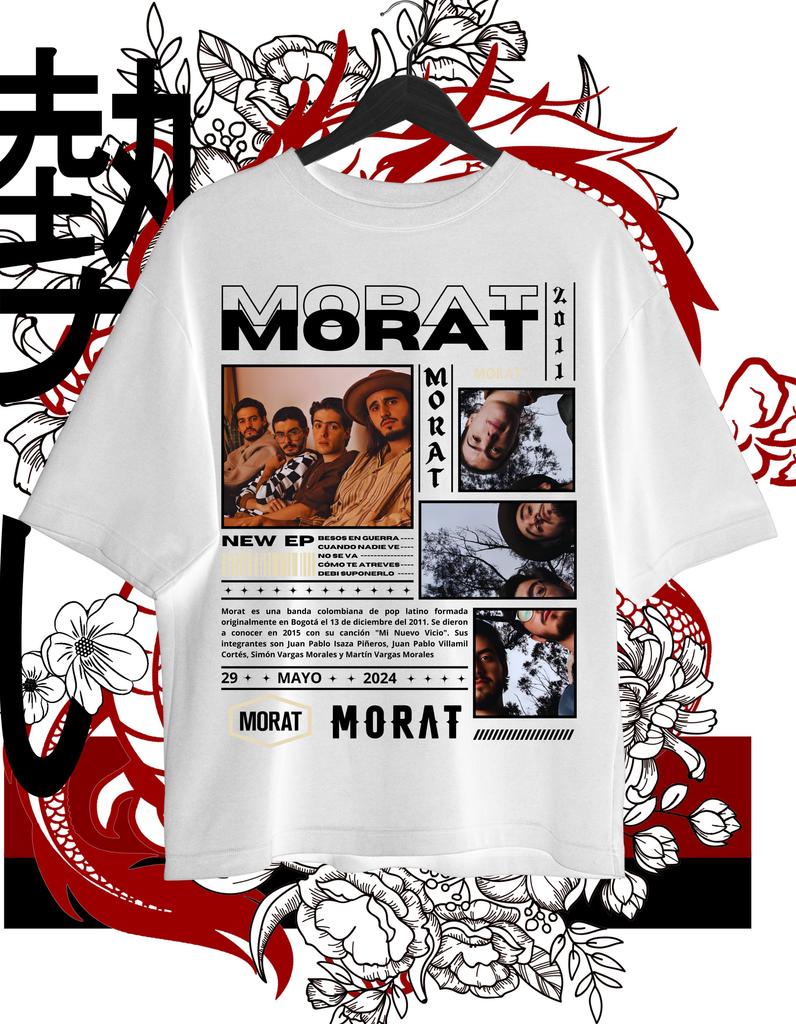 Morat Tshirt Retro Street Design Oversized Unisex Women Casual Cotton Vintage 90s Tee Morat Fans Short Sleeve Female Male Clothing