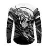 Men's Long Sleeve Shirt Loose Fit Casual Top for Halloween and Everyday Wear