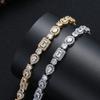 Korean Fresh and Sweet Geometric Splicing Zircon Chain 1111 Spring Unisex Hip-hop Style Bracelet Jewelry