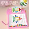 New Kids Magnetic Beads Doodle Board%^% with Puzzle Pen Drawing Toys__ for Children 3-8 yearsMontessori Game Education Gift