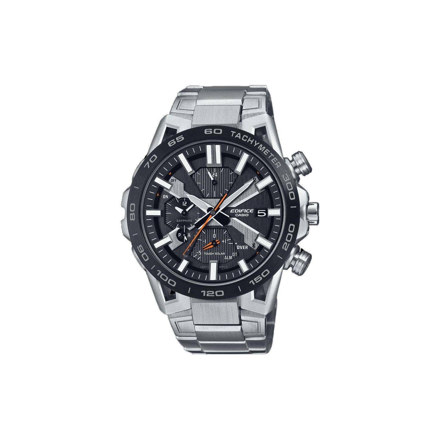 

CASIO Men EDIFICE 47.8mm Black Watch EQB-2000DB-1A EQB-2000DB-1A Black Dial