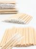 10 cm einzelne Wattestäbchen Reinigungsstift Hygienischer Reinigungsstift Haushalts-Make-up-Entferner-Stick Mikrobürste für Wimpern