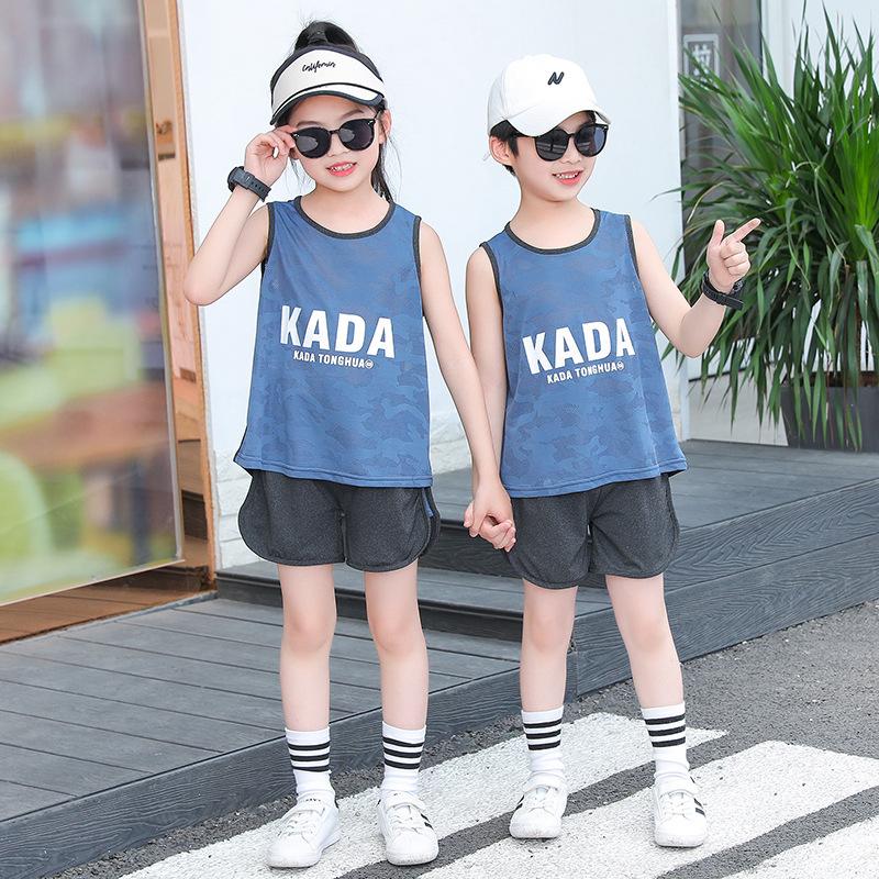 Детский сетчатый быстросохнущий спортивный комплект для отдыха — фото 10