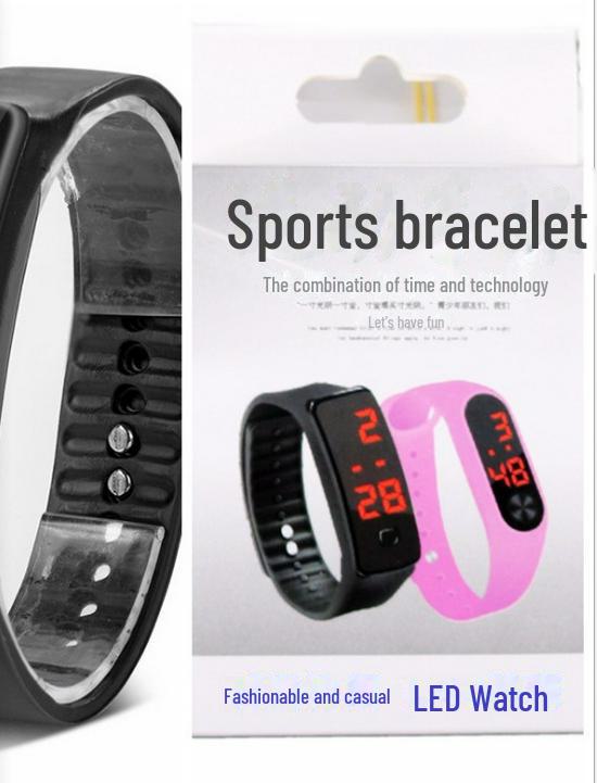 Multifunctional LED Kids' Sunglasses & Watch: Trendy Student Bracelet