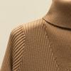 Autunno spesso dolcevita maglione morbido moda casual lavorato a maglia manica lunga fondo pullover donna maglione vintage top elegante 28748