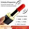 Women's Magnetic Charging Lipstick Vibrator - Mini Egg Masturbator AV Stick
