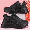 Women Fashion Lace-up Running Shoes Breathable Outdoor Training Hiking Sneakers Female Non-slip Height Increased Walking Shoes Plus