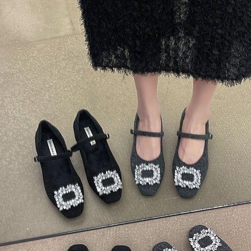 Casual single shoes sweet and elegant foot cover solid color heels bag head non-slip fashion thick heel
