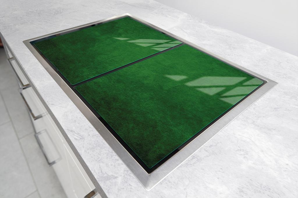 SZKLANA PŁYTA OCHRONNA DO KUCHNI 2x35x52 ZIELONA