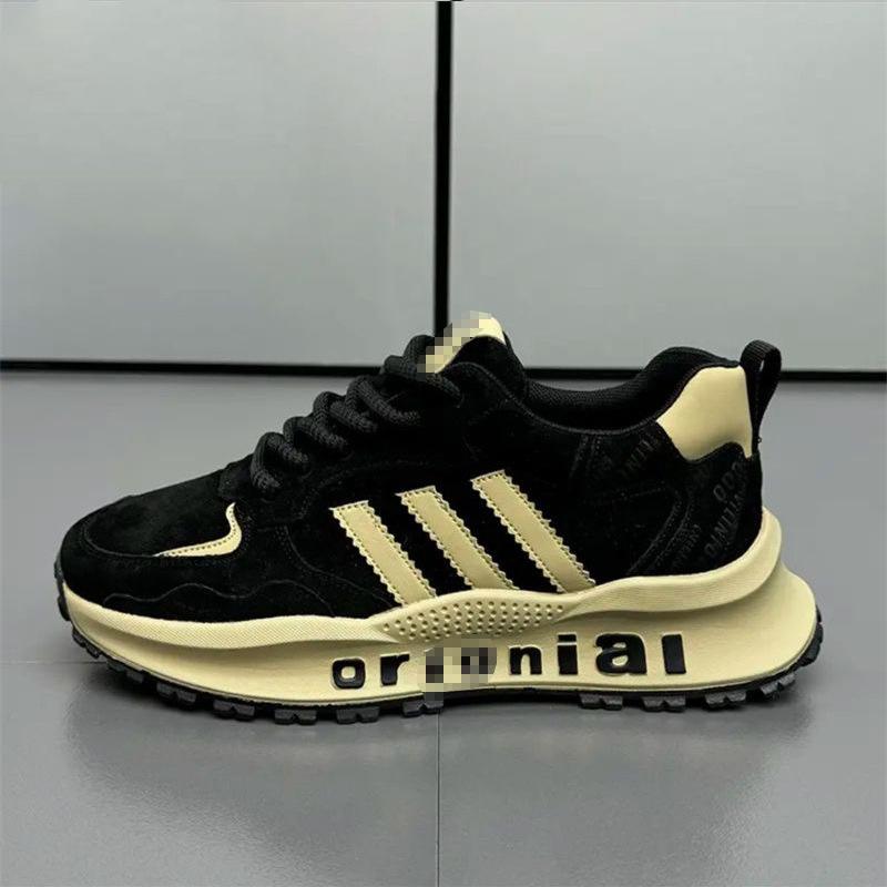 Retro Three-bar Dad Shoes Men's 2025 Spring New Comfortable and Versatile Douyin Kuaishou Explosive Casual Shoes