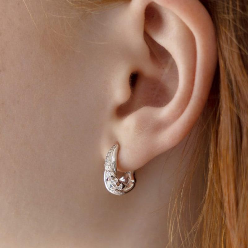 TATIANA Glimmer Twist Hoop Earrings EC3241