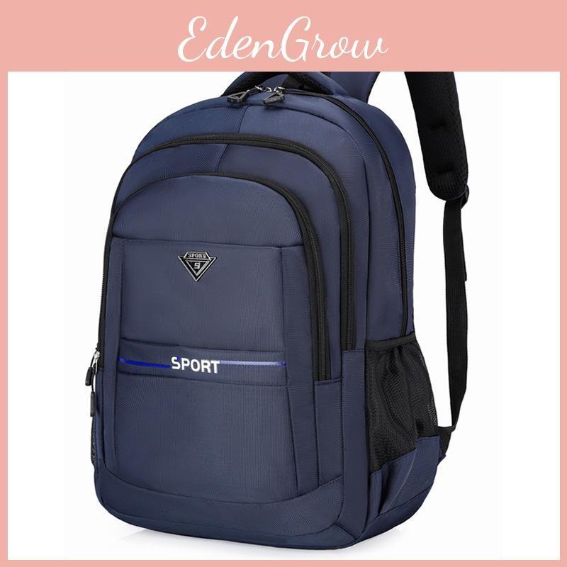 Backpack Simple Style Schoolbag Outdoor Travel Bag Large Capacity Computer Bag