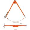 YIJOFU Woodworking Compass, Industrial Metal Professional Scribe Gauge, Drawing Tool, Precision Pencil (40*150cm)