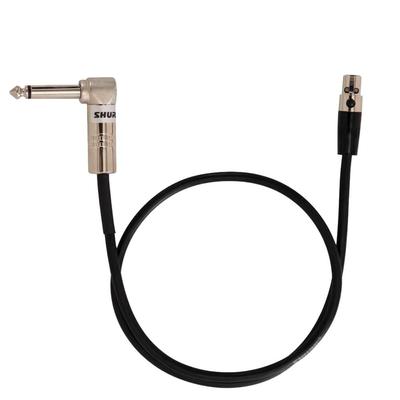 Καλώδιο Shure Wireless Instrument Phone WA304, Βύσμα σε Σχήμα L, 0,65m,