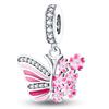 Delicate Butterfly Beaded Pendant Set DIY Glowing Beads Early Spring Insect Theme Jewelry Making Kit