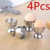 4Pcs Lot Stainless Steel Egg Holder Breakfast Egg Cup Stand Kitchen Accessories for Banquet Use