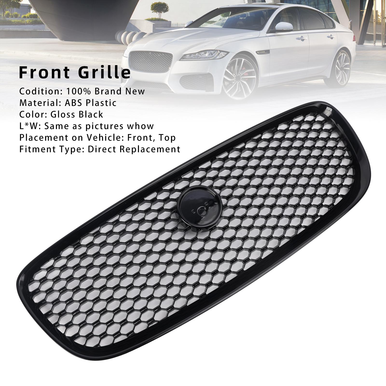 

Решетка переднего бампера в стиле XF-R подходит для Jaguar XF 2016-2019 Глянцевый черный