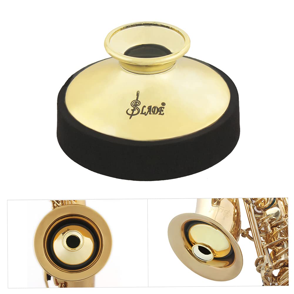 Bulaned Lightweight ABS Mute Silencer for Alto SaxophoneSaxophone