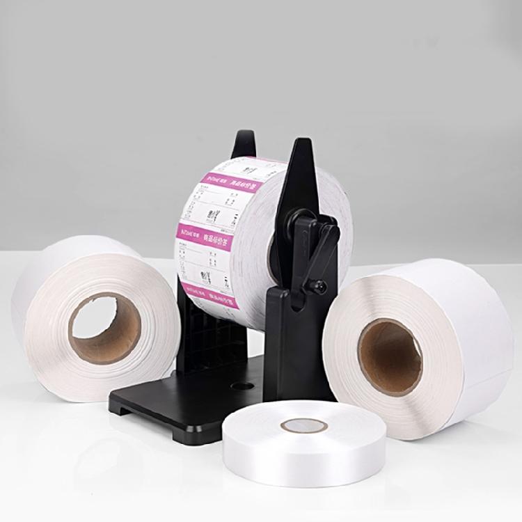 Thermo-Etikettenhalter Druckerständer für Barcode-Drucker Etikettenregal Externer Rollenpapierhalter Zubehör Handbuch