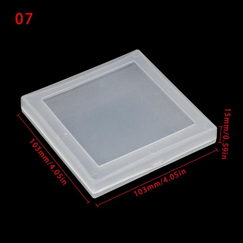 DiY Small Square Clear Plastic Storage Box For Jewelry Diamond Embroidery Craft Bead Pill Home Storage Accessories