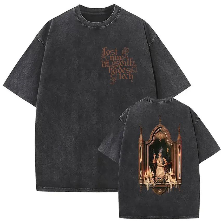 Molly Martinez Album Cover Mens Womens Short Sleeve Washed Short Sleeve TShirt Casual Comfortable Streetwear Fan Gift