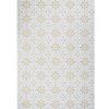 Modern Yellow and Beige Indoor Outdoor Rug 200x290