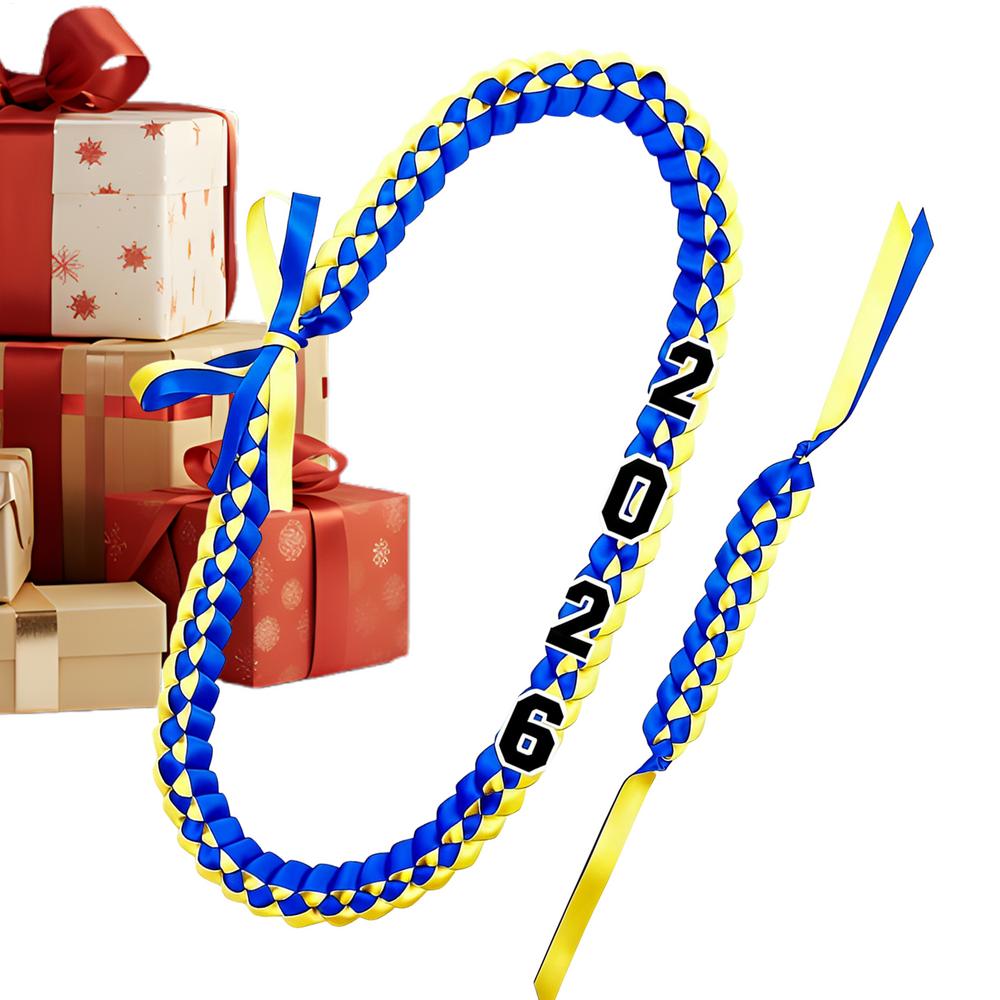 

Graduation Leis 2026 Fashionable Double-Woven Accessory Class Of 2026 Rope Leis For Students Son Daughter Niece Classmates