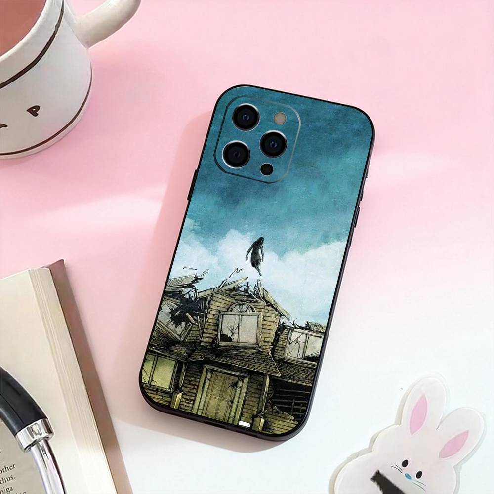 P-Pierce the V-Veil Band Phone Case Silicone Soft For IPhone 17,16,15,14,13,12,11,XS,Plus Pro Max