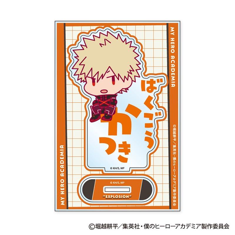 XEBEC My Hero Academia Name Tag Acrylic Stand Katsuki Bakugo W102 x H155 x D3mm Acrylic B Approx.