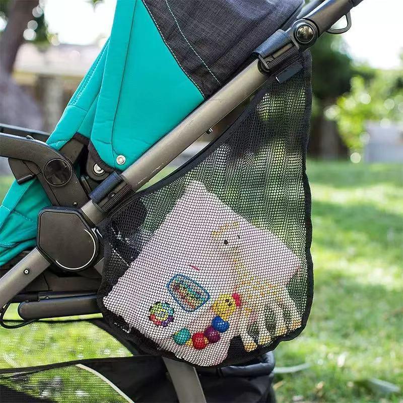 Multifunctional Stroller Mesh Hanging Bag & Tissue Holder for Parent and Baby Essentials