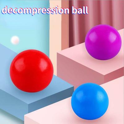 Bola de parede pegajosa Bola alvo pegajosa Bola de sucção Bola de descompressão de parede de sucção Bola de parede de sucção Bola pegajosa pegajosa