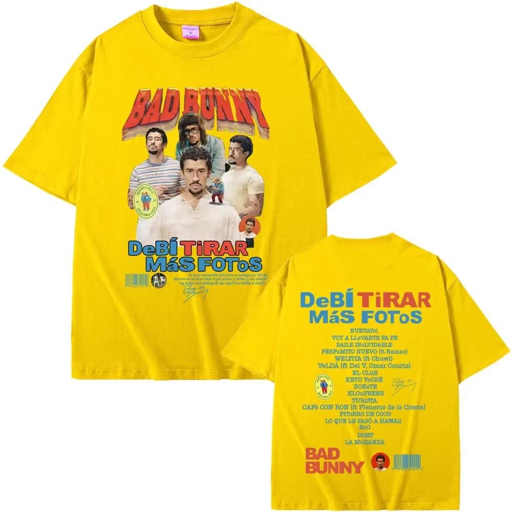 Bad Bunny DeBi TiRAR MaS FOToS DTMF Graphic Unisex Hip Hop Vintage Pop Streetwear Unisex And Unisex TShirt