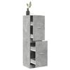 VidaXL Apothecary Cabinet Concrete Grey 40x41x144.5 Cm Engineered Wood, Apothecary Chest, Apothecary Furniture, Chest To 3309639
