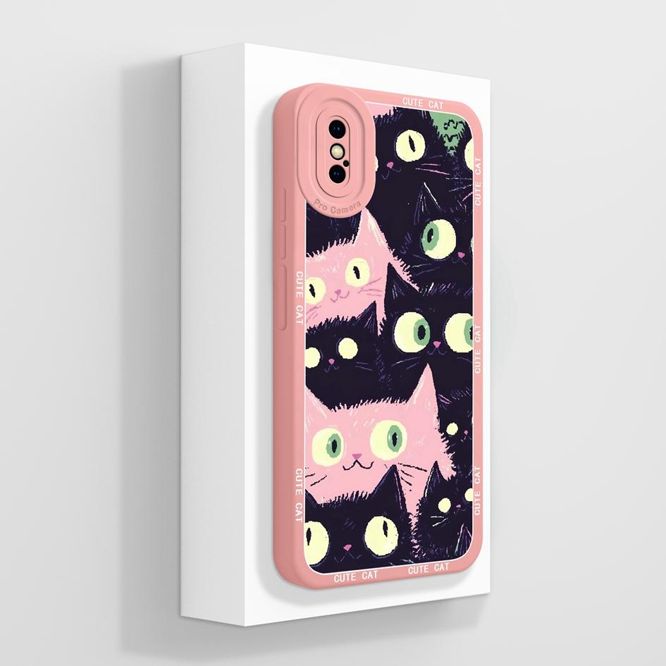 Pro Apple iPhone X XR XS SE 6 7 8 11 12 Pro Max Plus Mini Pouzdro na telefon Luxusní Vzor Květů Měkký Tekutý Silikon Protiskluzový Ochranný Pro iPhone Kryt