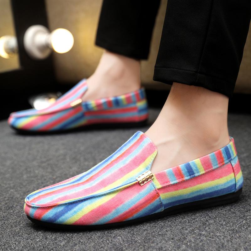 Mode Lyxmärke Herr Loafers Mode Andningsbar Komfort Slip-on Herr Körskor Herr Vardagsskor Lättviktiga Latskor Mockasiner