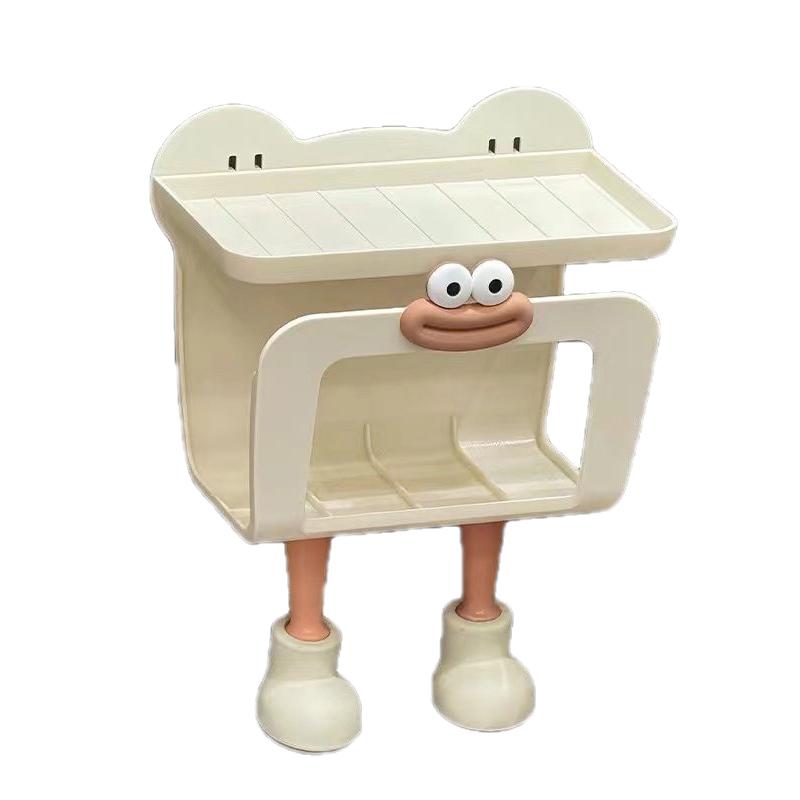 Cute Cartoon Wet Wipes Box Bathroom Wall Mounted Drawer Box Milk Oil Fan Miscellaneous Items Wet Wipes Hand Wipes Storage