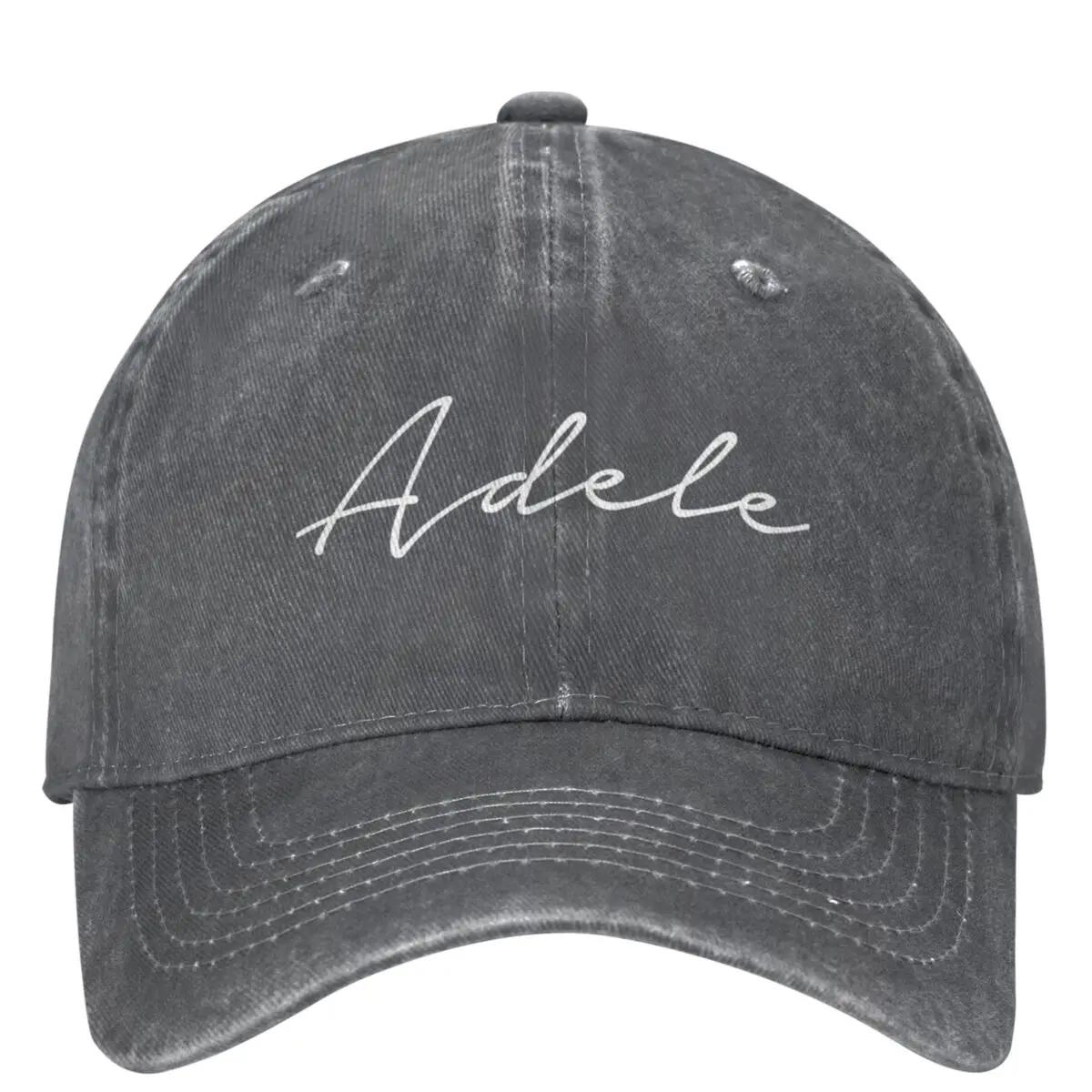 

Бейсболки Adele, повседневный наряд из потертого денима, с потертостями, Snapback, папа, кепка для мужчин и женщин, всесезонные дорожные кепки, шляпа Adjustable темно-серого