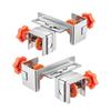 Drawer Face Clamp 2X Drawer Panel Clamps Adjustable Stainless Steel Mounting Jig For Carpentry Furniture Assembly Workshop
