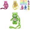 Carebears Rainbow Bear Plush Toy With Heart-shaped Backpack