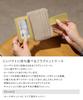 Altro Rose Black Fragment Case with Coin Purse, IC Card Case, Bifold, Women's, Bill Holder, Synthetic Leather, Simple, Pass Case, Elegant, Cute,